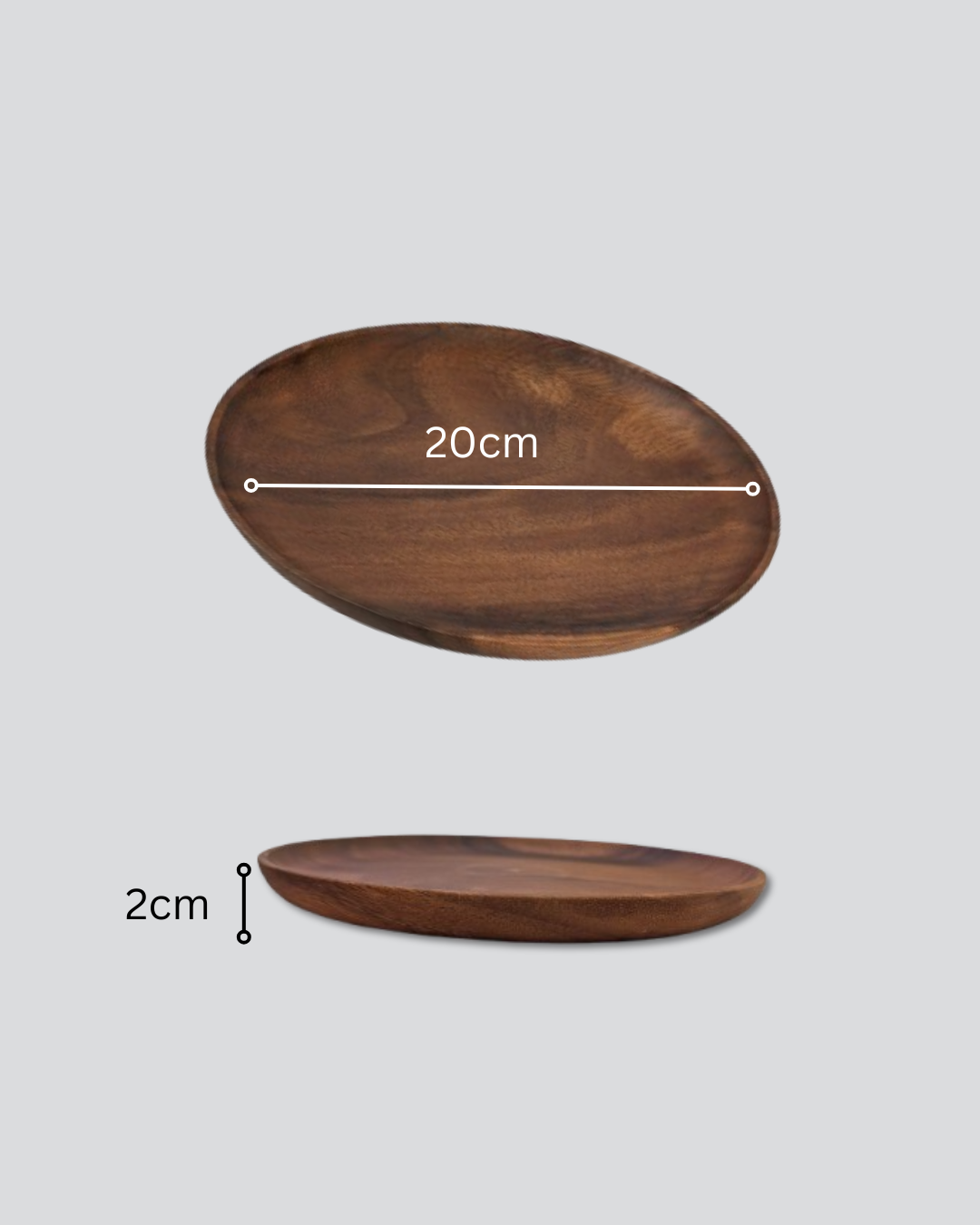 Trätallrik (Medelstor)